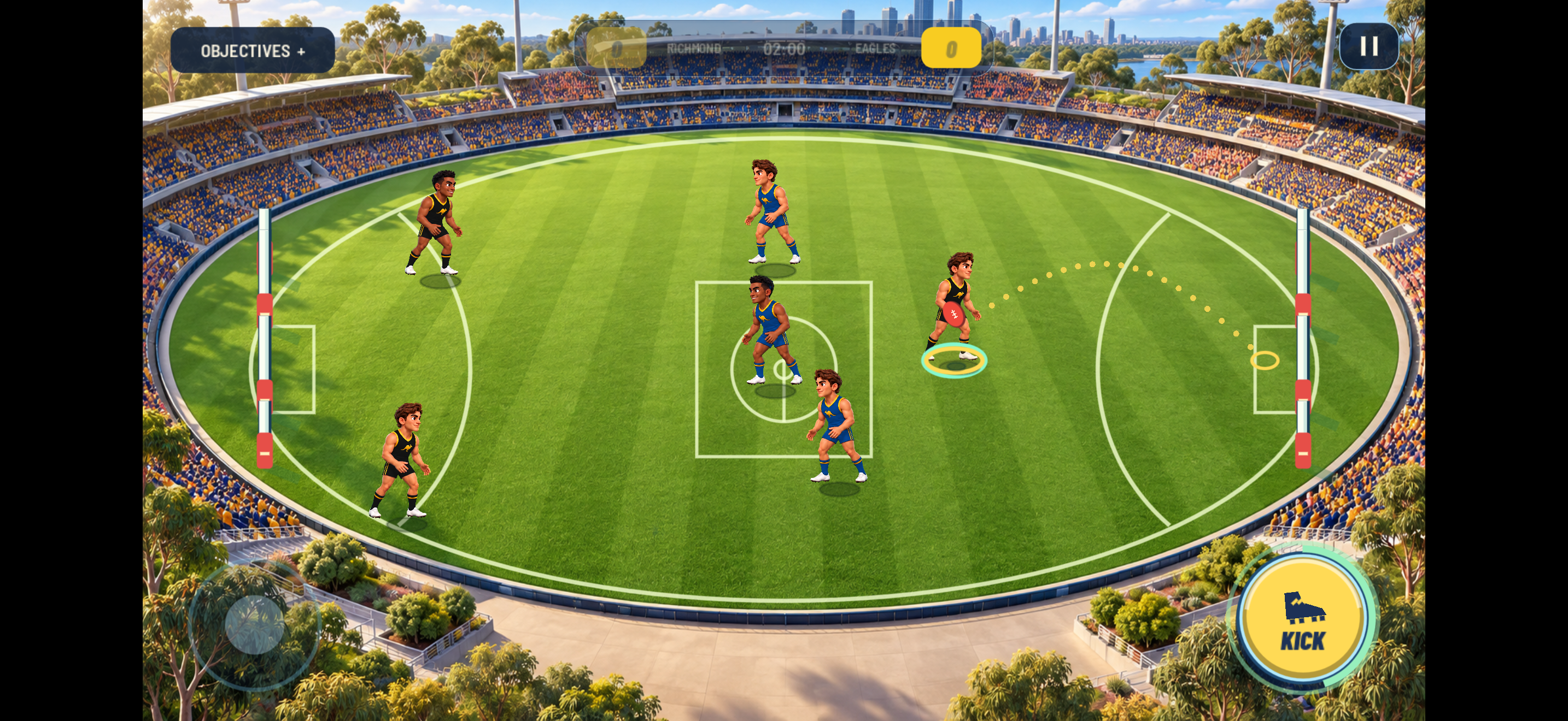 Kickaroo Legends gameplay