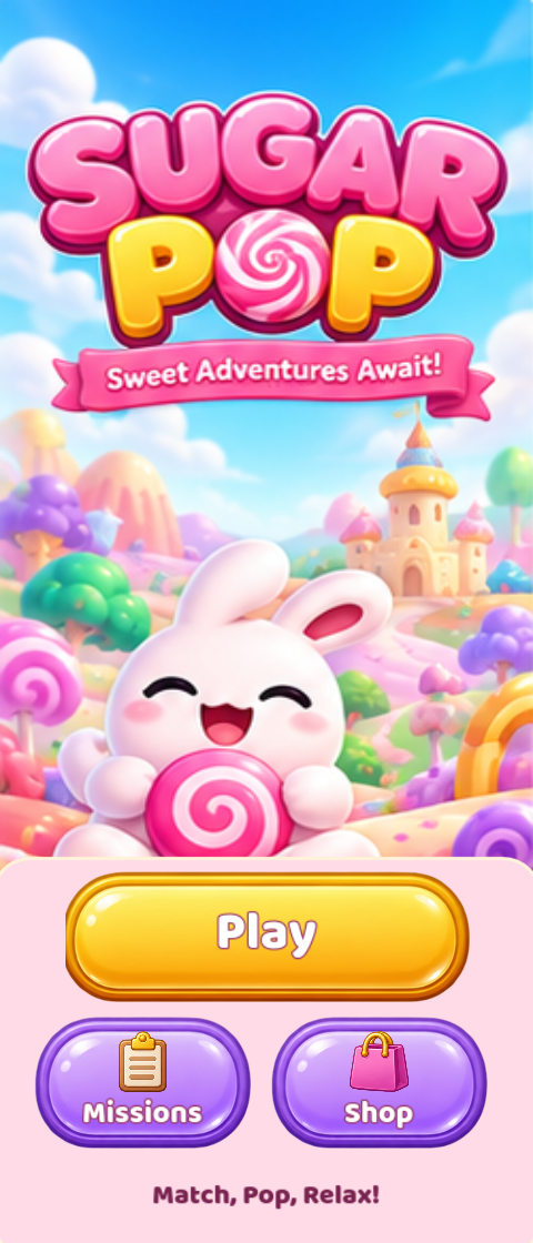 Sugar Pop: Candy Bubble Quest gameplay